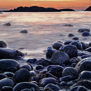 Pacific Rim NP - Wickaninnish Beach - Sunset